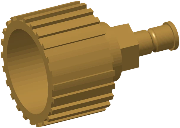 3D illustration: Garden Hose Blowout Adapter